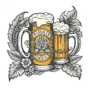 beer, Germany  tattoo design idea