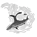 Whale shark tattoo design idea