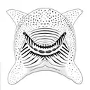 Whale shark tattoo design idea