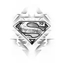 Superman Symbol tattoo design idea