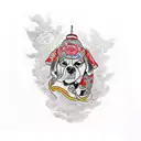 beagle tattoo design idea