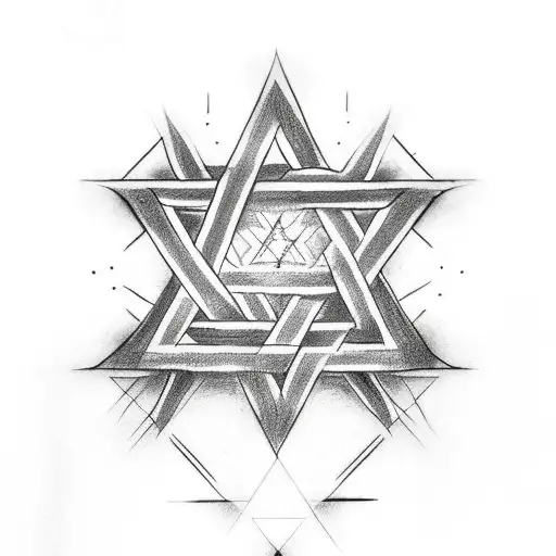 forearm tatto, star of david, levy in hebrew, fierce background tattoo design idea