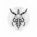 unique girly scorpio tattoo design idea