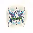 ovarian cancer tattoo design idea