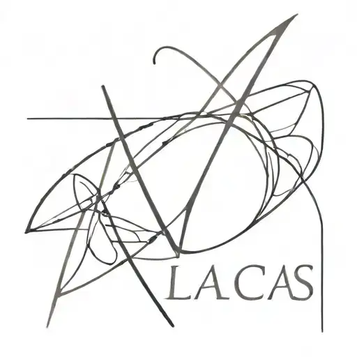 name lucas alex tattoo design idea