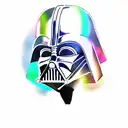 Darth vader action pose tattoo design idea