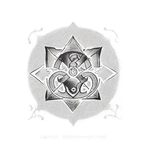 Generate a tattoo that says O’neal in a banner and below the banner a symbol that exemplifies: “Loyal, family over every tattoo design idea