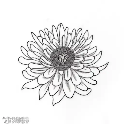 3 unique sibling tattoos with overlapping red and black ink and chrysanthemums tattoo design idea