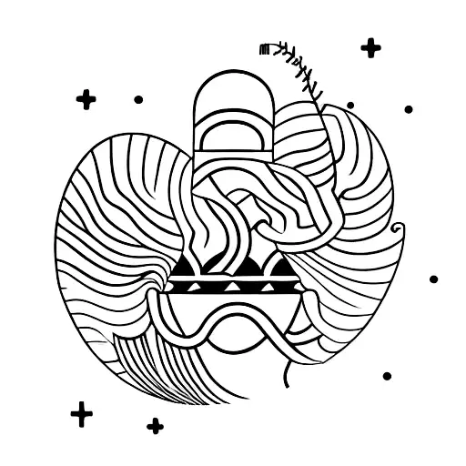 greek vase tattoo design idea