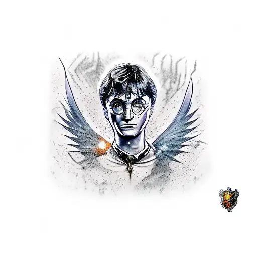 harry potter avatar tattoo design idea
