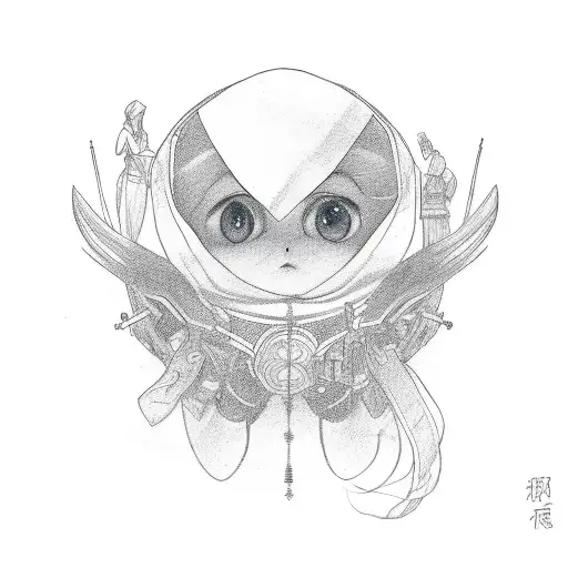 Healer's love for people tattoo design idea