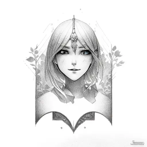 Healer's love for people tattoo design idea