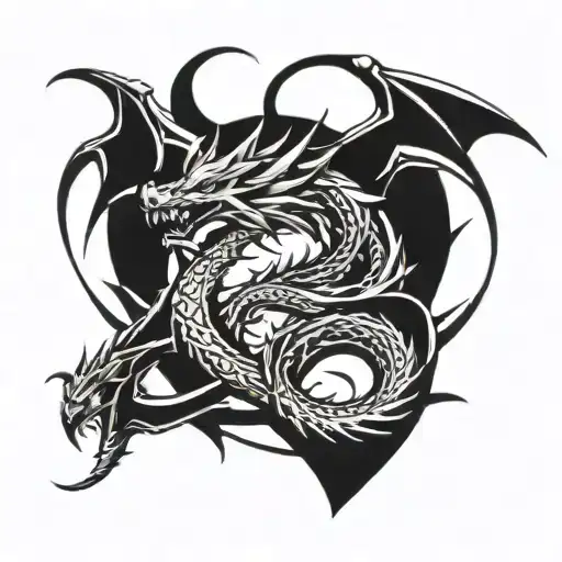 dragon tattoo wrapped around arm and chest tattoo tattoo design idea