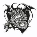 dragon tattoo wrapped around arm and chest tattoo tattoo design idea