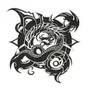 dragon tattoo wrapped around arm and chest tattoo tattoo design idea
