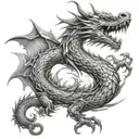 dragon tattoo wrapped around arm and chest tattoo tattoo design idea