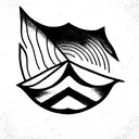 coffin tattoo design idea