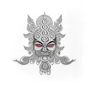 theyyam tattoo design idea