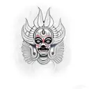 theyyam tattoo design idea