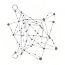 connect the dots looking backward tattoo design idea