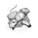 oyster tattoo design idea
