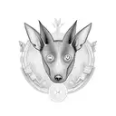 xoloitzcuintle tattoo design idea