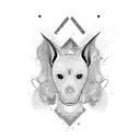 xoloitzcuintle tattoo design idea