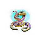 Snake gemini tattoo design idea