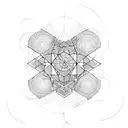 LSD molecule tattoo design idea