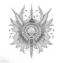 thistle tattoo design idea