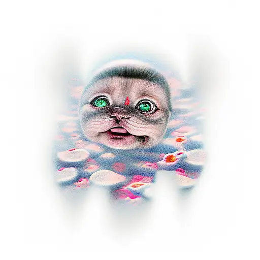 dollhouse tattoo design idea