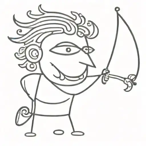 Alevi Greek God tattoo design idea