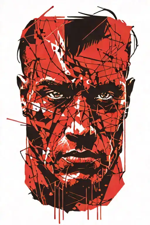 man freedom tattoo design idea