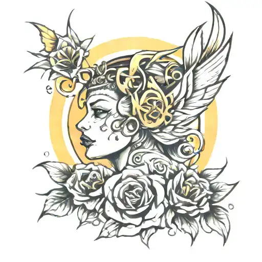 flash design tattoo design idea