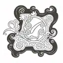 flash tattoo peperoni tattoo design idea