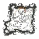 flash tattoo peperoni tattoo design idea