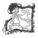 flash tattoo peperoni tattoo design idea