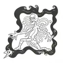 flash tattoo peperoni tattoo design idea