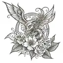 flash design tattoo design idea