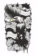 freedom tattoo design idea