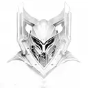 warframe oni tattoo design idea