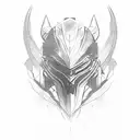 warframe oni tattoo design idea