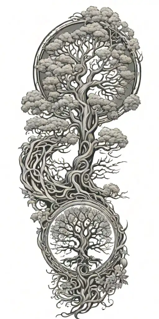 yggdrasil tattoo design idea