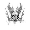 rise from the ashes beautiful strong tattoo design idea