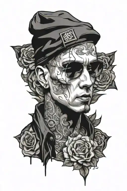 eminem tattoo design idea