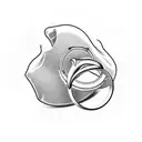 Finger ring tattoo design idea