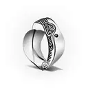 Finger ring tattoo design idea