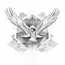 syrian eagle  tattoo design idea
