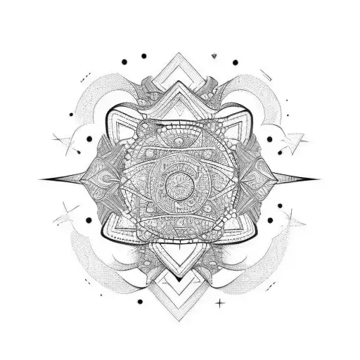 reloj de arena tattoo design idea