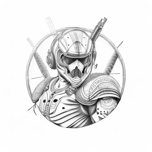 atlas carrying motorcycle tyre tattoo design idea